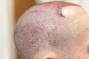 reduce skin redness after a hair transplant