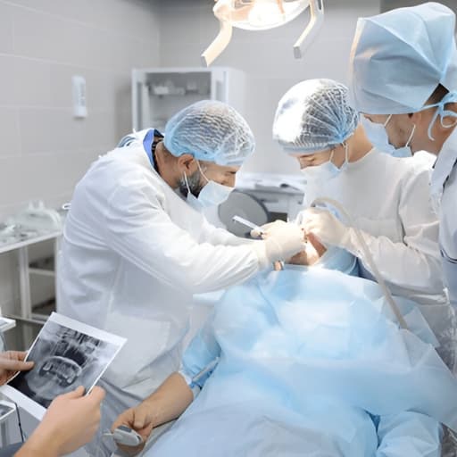 International patient receiving top-quality dental care at a leading clinic in Albania.